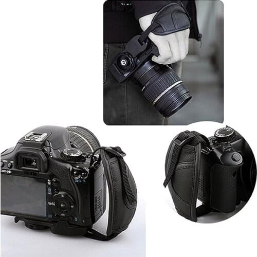 High Quality Universal DSLR Camera Leather Hand Strap Grip For Canon 5D Mark II 650D 550D 70D For NIKON D7000 D5200 D5100 Brand