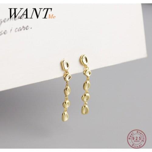 Women's Gold Earrings WANTME China