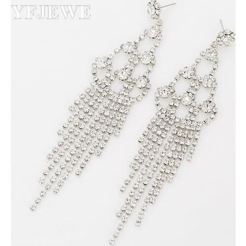 YFJEWE Zinc Alloy Offer Women 2017 New Acrylic Long Drop Earring Ethnic Colorful Beads Earrings Boho Handmade Ear Jewelry