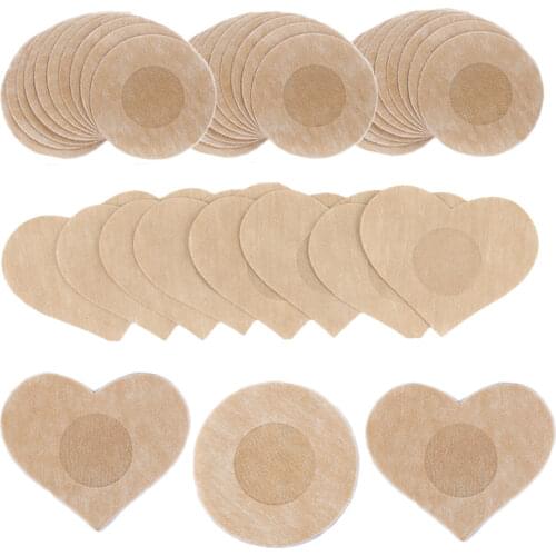 50pcs Womens Invisible Breast Lift Tape Overlays on Bra Nipple Stickers Chest Stickers Adhesivo Bra Nipple Covers Sticky Bra