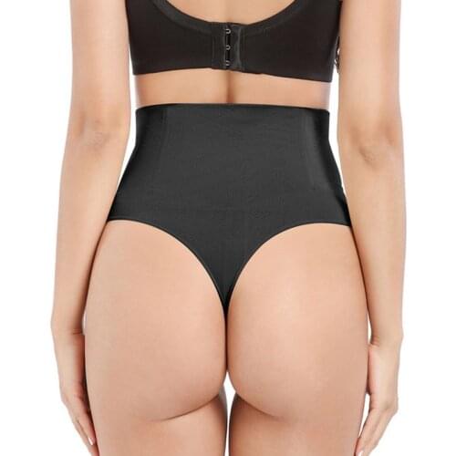 Womens sexy middle waist pants plus bone hip lifting belly pants body-beautifying waist-shaping triangle T-shaped underwear