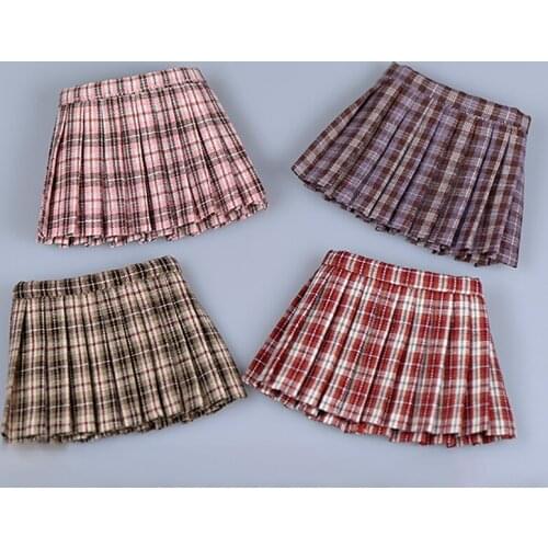 1/6 Encapsulated Female Body Tbleague Japanese Jk Uniform Pleated Skirt Model Accessories F 12'' Action Figure Female Body Toy