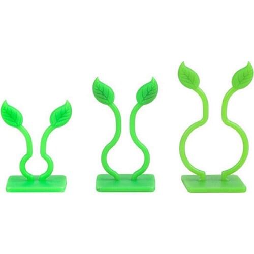 10pcs Plant Climbing Wall Clip Invisible Wall Vines Fixture Wall Sticky Hook Holder Plant Cages Plant Supports Clip Vine Clip