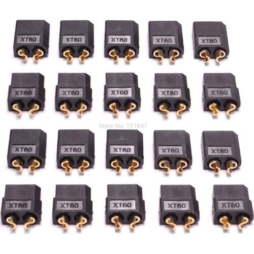 100pcs/50pair XT60 Yellow / Black / Red / Blue High Quality Male Female Gold-plated Battery connector plug for RC aircraft