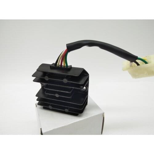 A382 Motorcycle 4/5 Wires Single Phase Full Wave Voltage Regulator Rectifier For GY6 125 Moped Scooter Dirt Bike Go Carts ATV