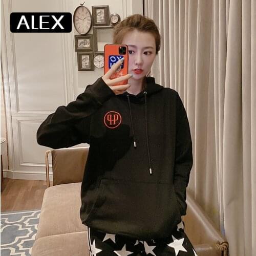 Alex Plein hoodies women aesthetic oversize letters embroidery 100% cotton sweatshirt couple clothing streetwear fashion top