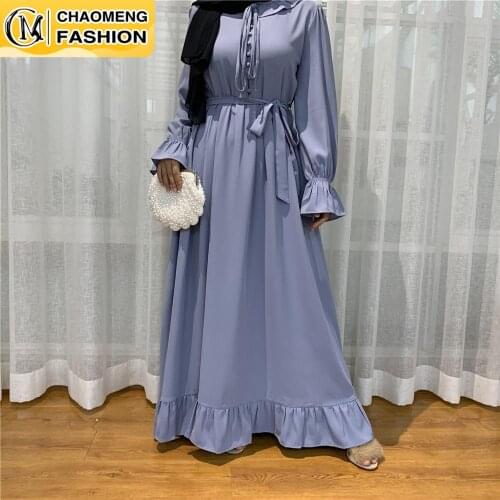 Musulman De Mode Abaya Dubai Elegant Fashion Hijab Dress Turkey Kaftan Islam Clothing Arab Maxi Ramadan Vestidos Modest Robe