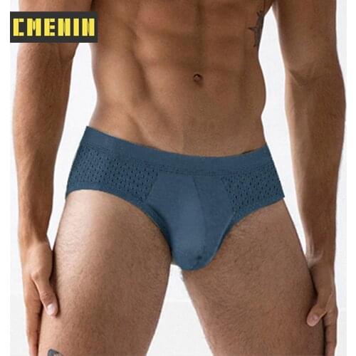 2021 New Sexy Mans Underwear Men Briefs Underpants Low waist Mens Briefs Bikini Gay Underwear Male Underwear Top CM003