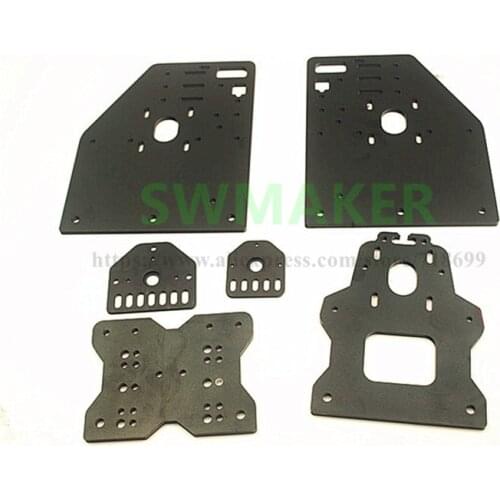 SWMAKER OX CNC Aluminium Plates Kit OX CNC Gantry Plate Set Openbuilds OX CNC ROUTER KIT vslot with Universal Threaded Rod Plate