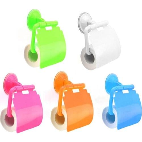 Wall Mount Toilet Roll Holder Self Adhesive Toilet Paper Holder Home Bathroom Stick Wall Toilet Paper Racks Bathroom Accessories