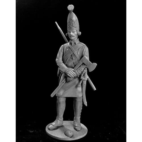 New Unassembled 1/32 ancient warrior man stand Resin Figure Unpainted Model Kit