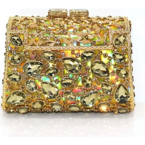 New Arrival Hollow Out Style Women Evening Bags Sequined Wedding Party Clutches Ladies Casual Chain Crossbody Bag Shoulder Bags