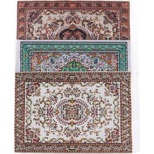 New Turkish Style Area Rug/Carpet/Mat Floor Coverings for Dolls House Any Rooms Furniture Decoration 1/12 Dollhouse Miniature