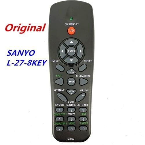 New Original Remote Control L-27-8KEY For SANYO MXAM Projector PDG-DXL100 PDG-DWL100