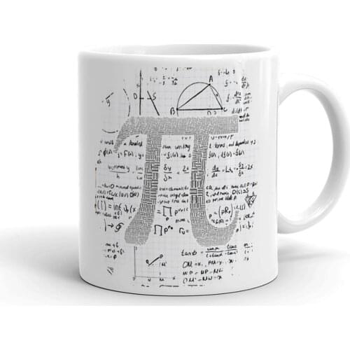 Pi Number Ceramic Mug Cup Cup Porcelain Coffee Mugs Tea Cups Hot Drinks Gift Items