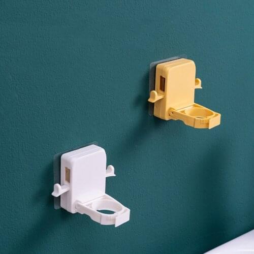 Self-Adhesive Shampoo Bottle Shelf Shower Gel Bottle Rack Hook Bracket Bathroom Wall Type Seamless Hook ALI88