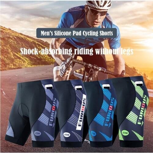 Shorts Mens Mountain Road 4-Color Cycling Shorts with Shock Absorption Crotch Pad Breathable Quick-Drying Cycling Shorts