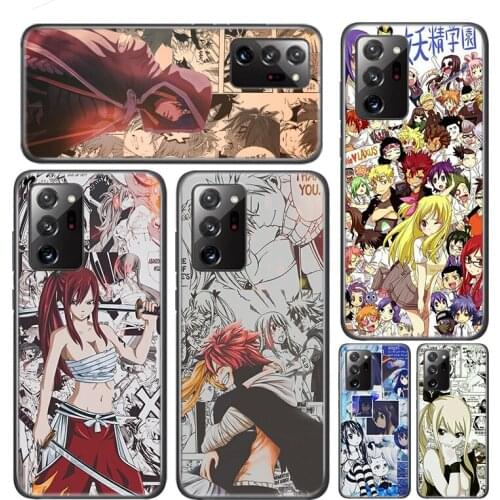 Fairy Tail Anime Silicone Cover For Samsung Galaxy A01 A11 A12 A21 A21S A31 A41 A42 A51 A71 A81 A91 UW Phone Case