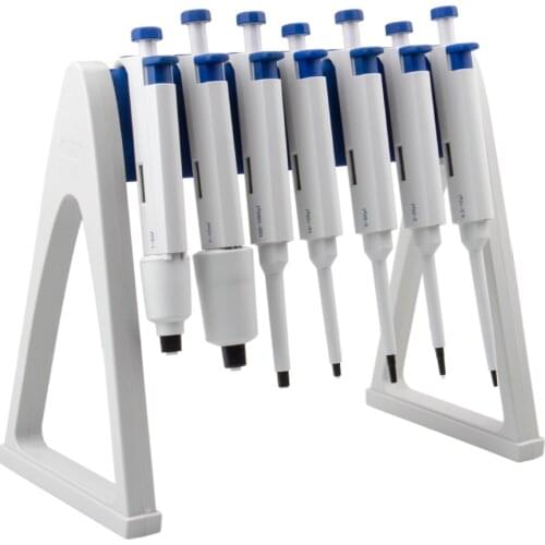 Micropipette Stand Universal Single-Channel Multichannel Pipettors Rack and Holder Pipette Gun Holder, Hold Up To 7 Pipettes