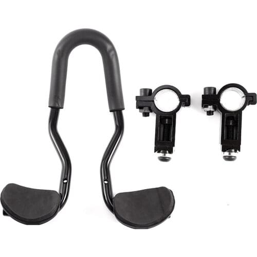 Bike TT Handlebar Bicycle Aluminum Alloy Relax Armrest Handlebar with Mounting Bracket for Mountain Bikes Road Bike Accessories