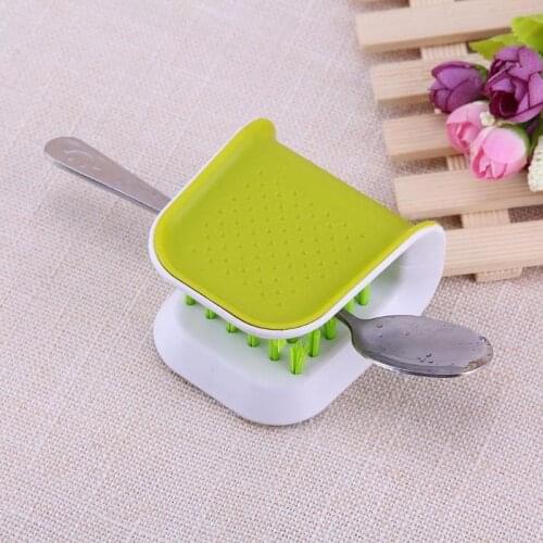 Fork Spoon Knife Cleaner Brush Cleaning Tool Handy Cutlery Cooking Cleaning Brushes Kitchen Helper Cleaning Accessories