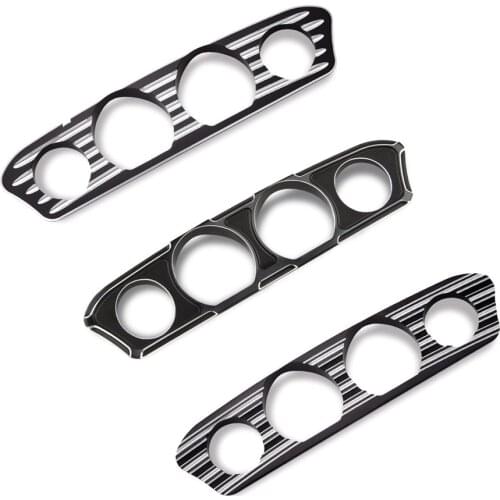 Motorcycle Inner Fairing Gauge Trim Black For Harley Touring Street Glide FLT FLHX FLHTCUTG 2014-up Models