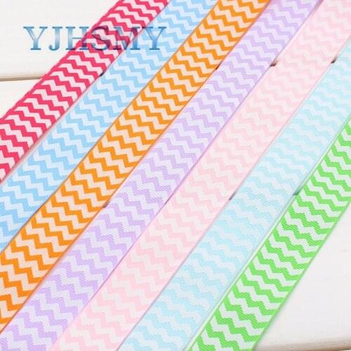 YJHSMY D-17301-1083,10 yards,25 mm ripple Printed grosgrain ribbon Wedding Accessories,gift wrap,DIY handmade Material