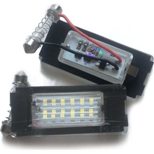 N0HF Car LED Number License Plate Lights for 2006-2014 2nd Gen Mini Cooper R56 R57