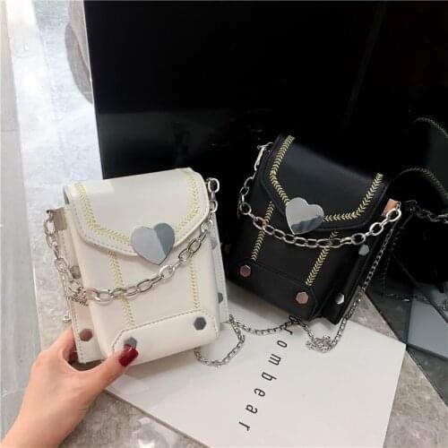 Mini chain shoulder bag, new Korean style all-match messenger bag