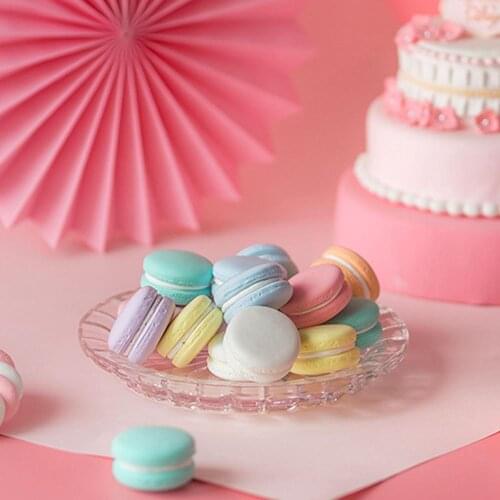 Manual Simulation macaron model fake cake cream snack children shooting props wedding dessert window decoration ornaments