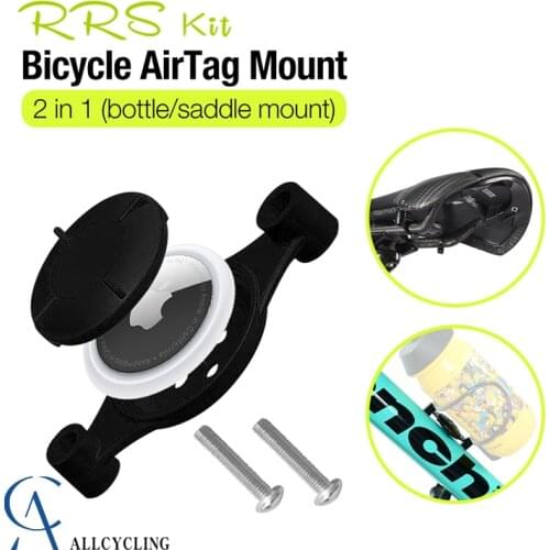 Rrskit Secure Protective Cover For AirTag Mountain Bike Road Bike Bike Bottle Cage Position Installation Nylon Protective Cover