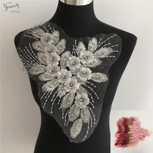 1 pcs New arrive Lace Collar Tulle Fabric Embroidery Lace Neckline DIY Sequin Sewing Decoration Supplies Clothing Accessories