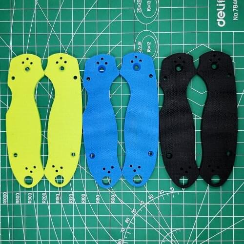 1 Pair G10 Scales Handle for Spyderco Paramilitary 3 C223