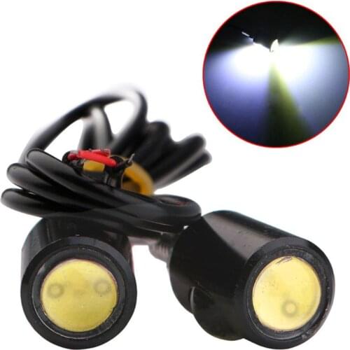 1Pair Universal Motorcycle LED Mini Turn Signal Eagle Eye Shape Turn Indicators F19A