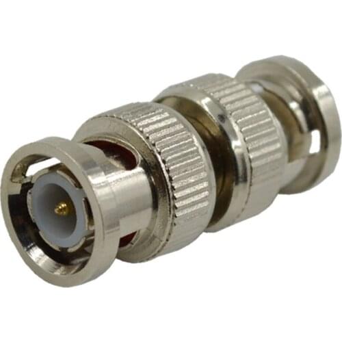 10PCS BNC Male to Male Adapter Connectors Coaxial Coupler for CCTV Camera