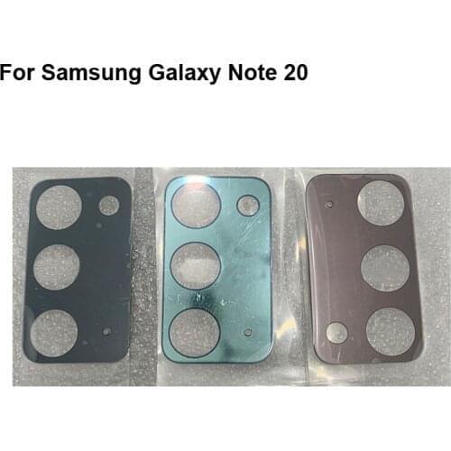 2PCS For Samsung Galaxy Note 20 Housing Rear Back Camera Glass Lens For Samsung Galaxy Note20 Back camera glass SM-N9810 Parts
