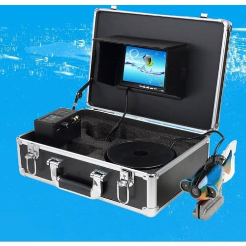 20m Underwater Fish Video Camera 7 Inch LCD Monitor Fish Finder With Aluminum Case