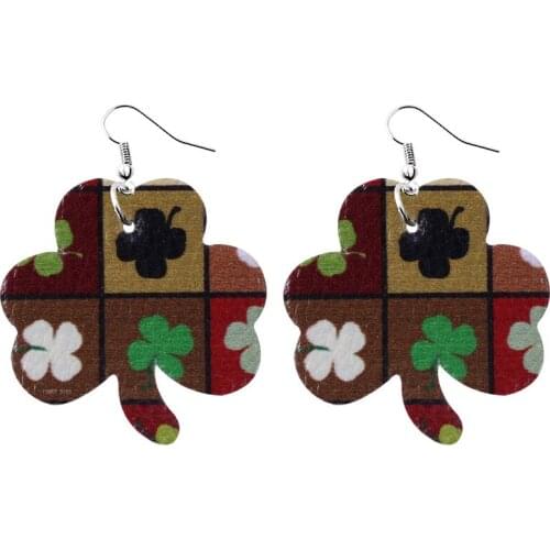 2021 New Clover earrings cutter Cutting Die Mold Diy Scrapbook Decoration Wooden Knife Mould Suitable For Fustelle