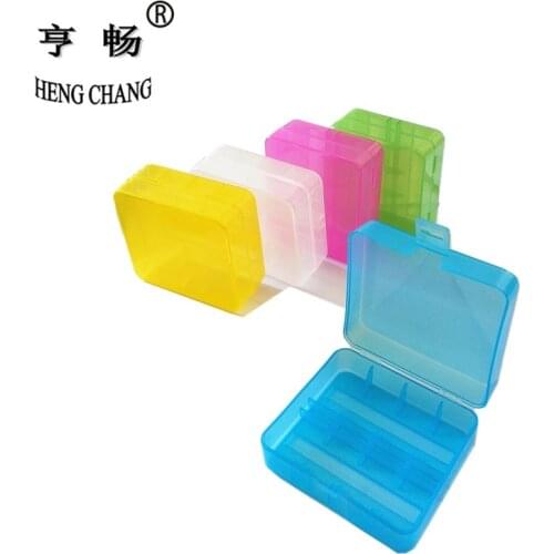 2 x 26650 battery storage box Hard Plastic battery Protective case 26650 holder box case