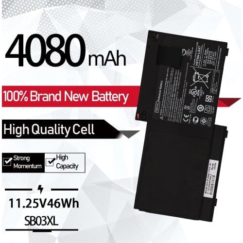 Laptop Battery SB03XL For HP EliteBook 820 720 725 G1 G2 HSTNN-IB4T HSTNN-l13C HSTNN-LB4T SB03046XL 717378-001 E7U25AA New