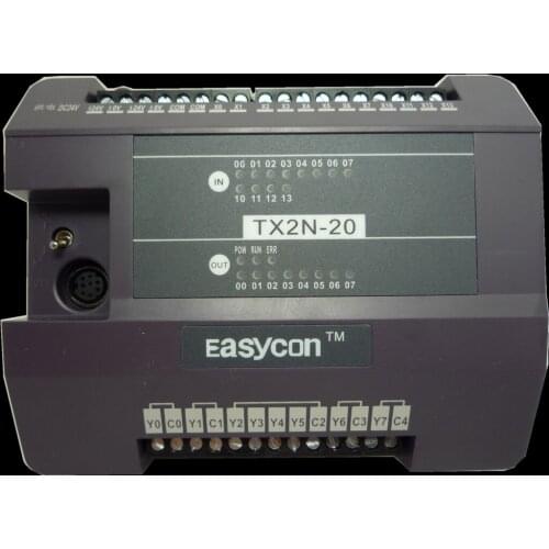 FX2N-20MR 20MR or 20MT PLC 2AD 2DA E/K PT100 Thermocouple Analog Relay or Transistor Module controller for Mitsubishi FX2N