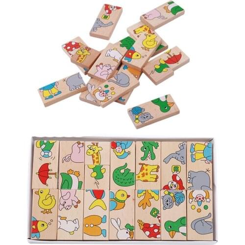 Hot Sale Kids Puzzle Toy Animals Wooden Puzzles Jigsaw Baby Educational Learning Toys For Children Gift Educational Toy