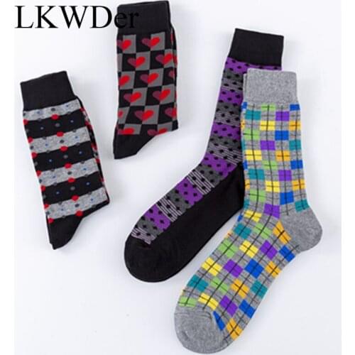 LKWDer Men's Patterned Socks