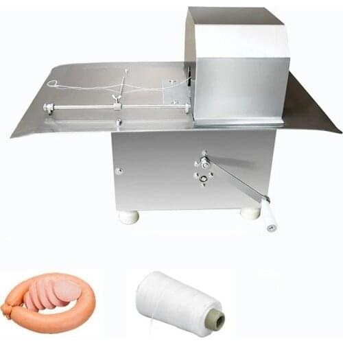 Sausage Tying Machine By Hand Enema Knoting Linker Equipment Suitable Small Sausage Maker