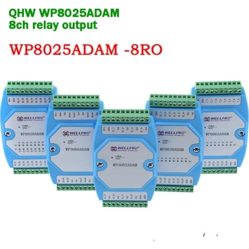 8ch Relay Output module with RS485 Modbus RTU communication for Industrial Data collection/signal acquisition/Remote control