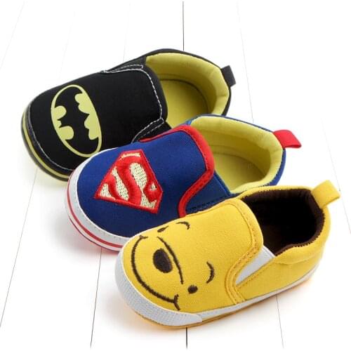 Canvans Cartoon Baby Shoes Mixed Colors Toddler Baby Boy Girls Moccasins Soft Bottom First Walkers Bebe Cotton Shoes