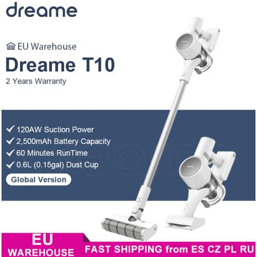 Dreame T10 Vacuum Cleaner V10 Pro Updated Handheld Cordless Wireless Carpet Dust Collector Sweep Clean for Xiaomi Home Cyclone