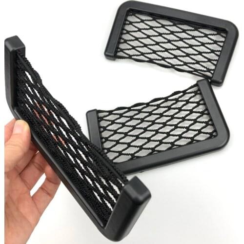 Car Storage Net Mesh Bag For FIAT 500 Tipo Punto Freemont Cross Coroma Panda Idea Palio Fastback Fullback Strada