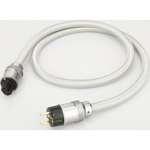 Krell High Quality Pure Copper Power Plug HIFI EU Schuko AC power cable HIFI AC Power Cord Cable