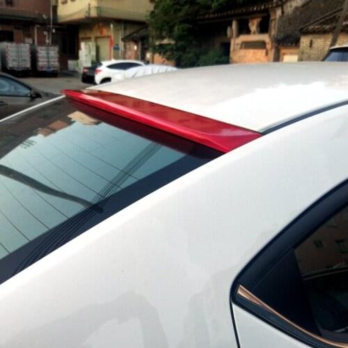 For Mazda 3 Axela ROOF Spoiler 2014-2019 Mazda3 Axela ROOF Spoiler ABS plastic Material Car Rear Wing Color Rear Spoiler